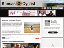Tablet Screenshot of kansascyclist.com
